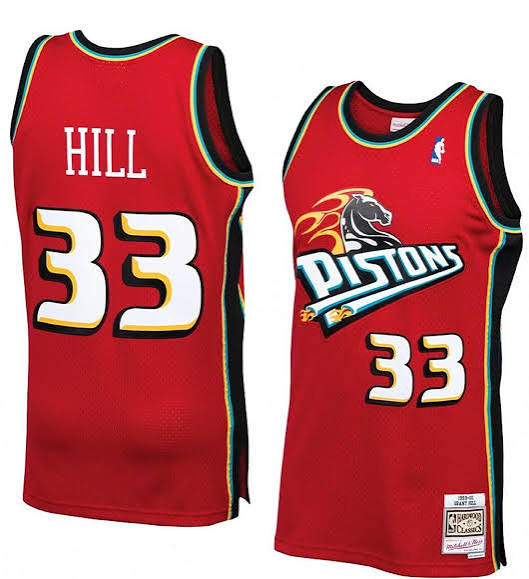 Pistons - Grant Hill #33 Retro Edition (All Colorways)
