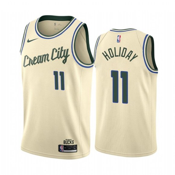 jrue holiday cream city jersey