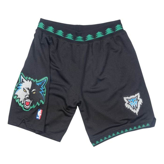 Minnesota Timberwolves Black Classic Shorts