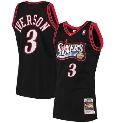 76ers - Allen Iverson #3 Sixers Retro Edition (All Colorways)
