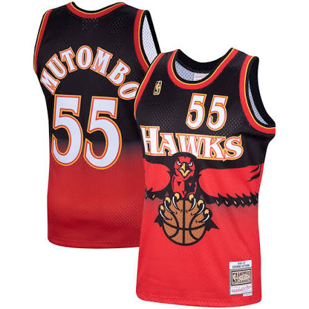 Hawks - Dikembe Mutombo #55 Retro Edition (All Colorways)