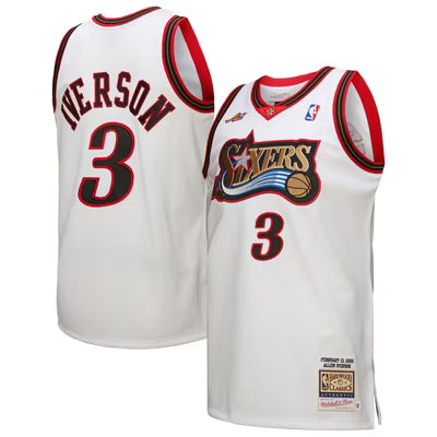 76ers - Allen Iverson #3 Sixers Retro Edition (All Colorways)