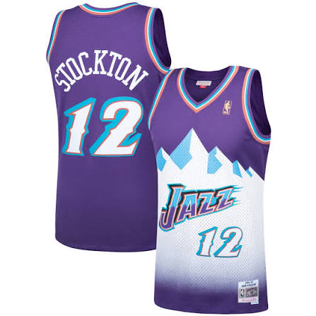 Suns - John Stockton Retro Edition #12 (All Colorways)