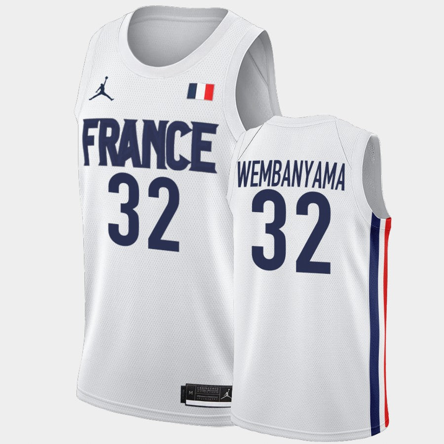 Victor Wembanyama Mets France Basketball Jersey 