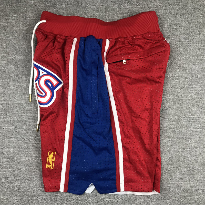 76ers Red Classic Shorts