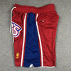 Load image into Gallery viewer, 76ers Red Classic Shorts