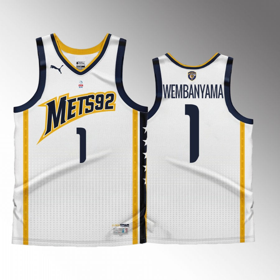 Bulk-buy Men Victor Wembanyama Metropolitans 92 Basketball Jersey price  comparison