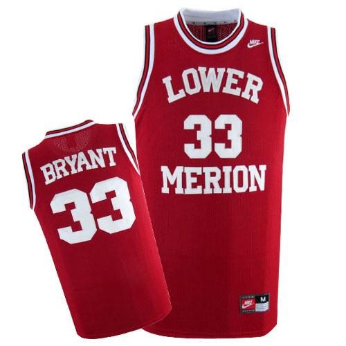 Kobe Bryant #33 Lower Merion High School Basketball Jersey - Top