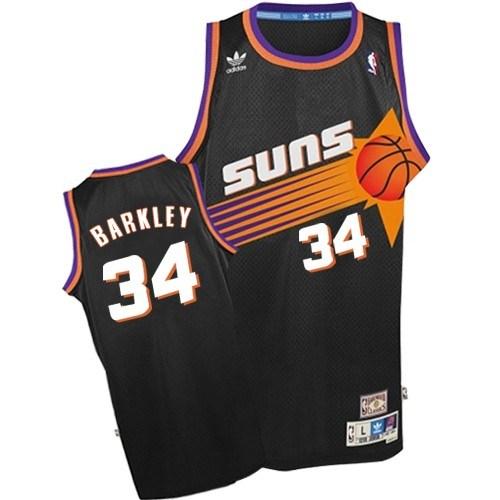 Charles Barkley Signed/Auto Suns Adidas Black Basketball Jersey