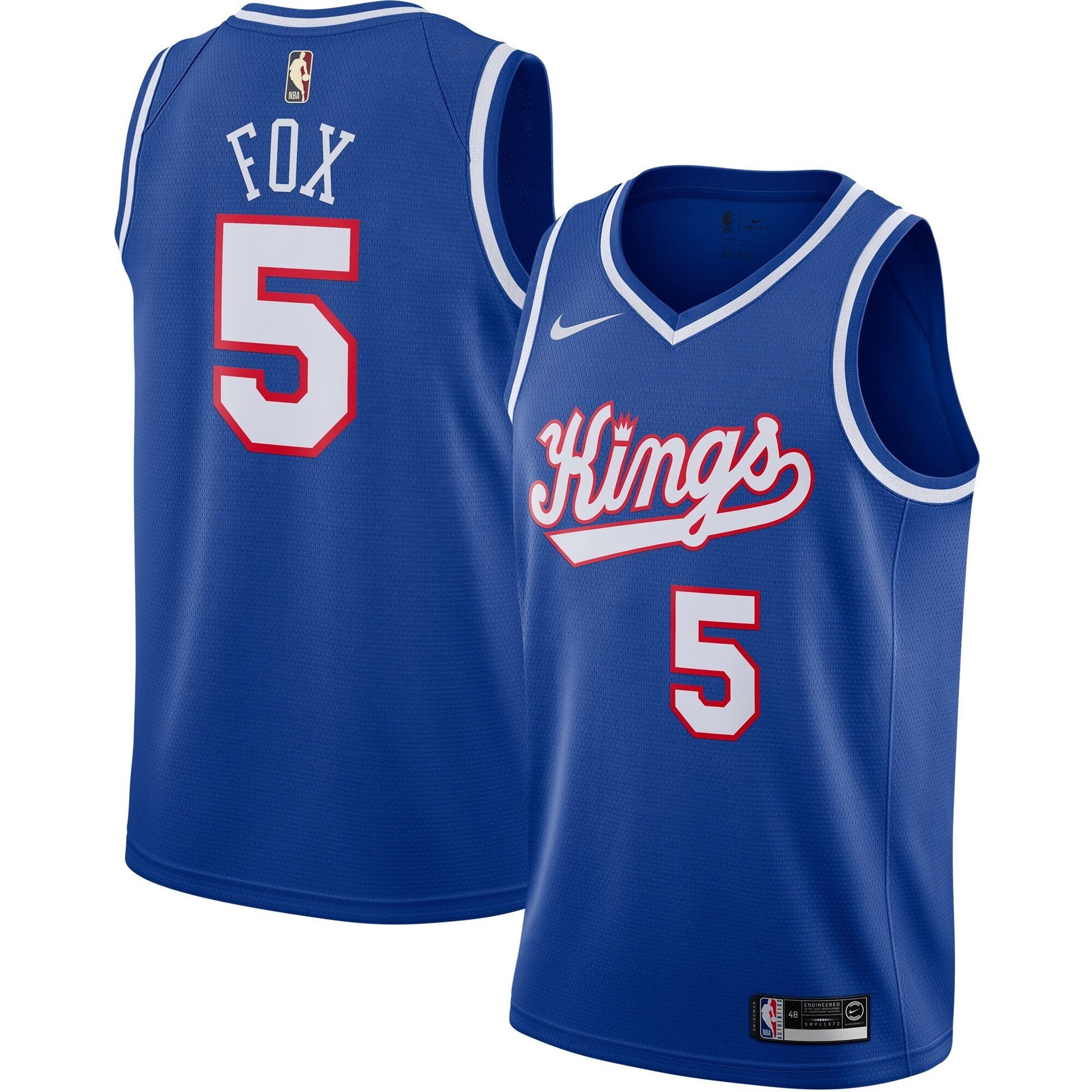 Kings 5# De'Aaron Fox Basketball Jersey,2021 New Season City Edition  Basketball Jerseys for Men,Retro Basketball Boy's Jersey (S-XXL) blue2-S :  : Clothing, Shoes & Accessories