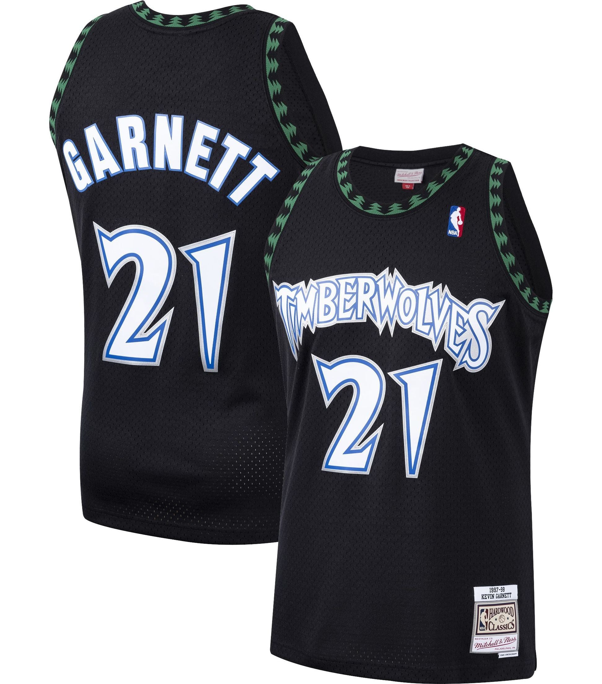 Kevin Garnett #21 Retro Timberwolves