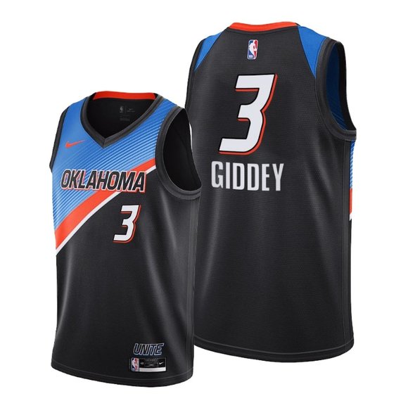 Official Josh Giddey Oklahoma City Thunder Jerseys, Thunder City