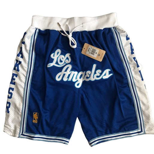 Blue lakers shorts 2025