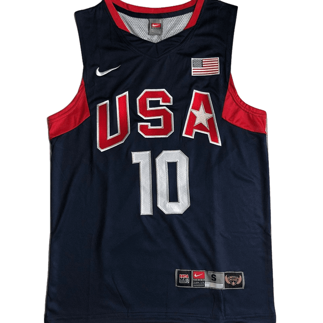 Kobe Bryant Nike Dream Team USA Away Olympic #10 Basketball Jersey 2XL