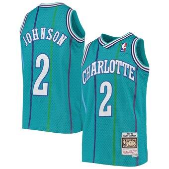 Charlotte Hornets #2 Larry Johnson Classic Retro