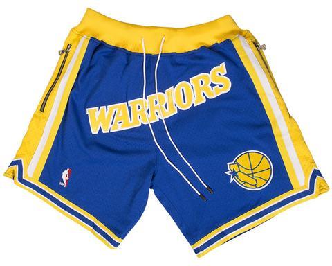retro golden state warriors shorts